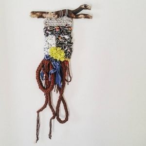 Small woven tapestry - wall hanging avant garde